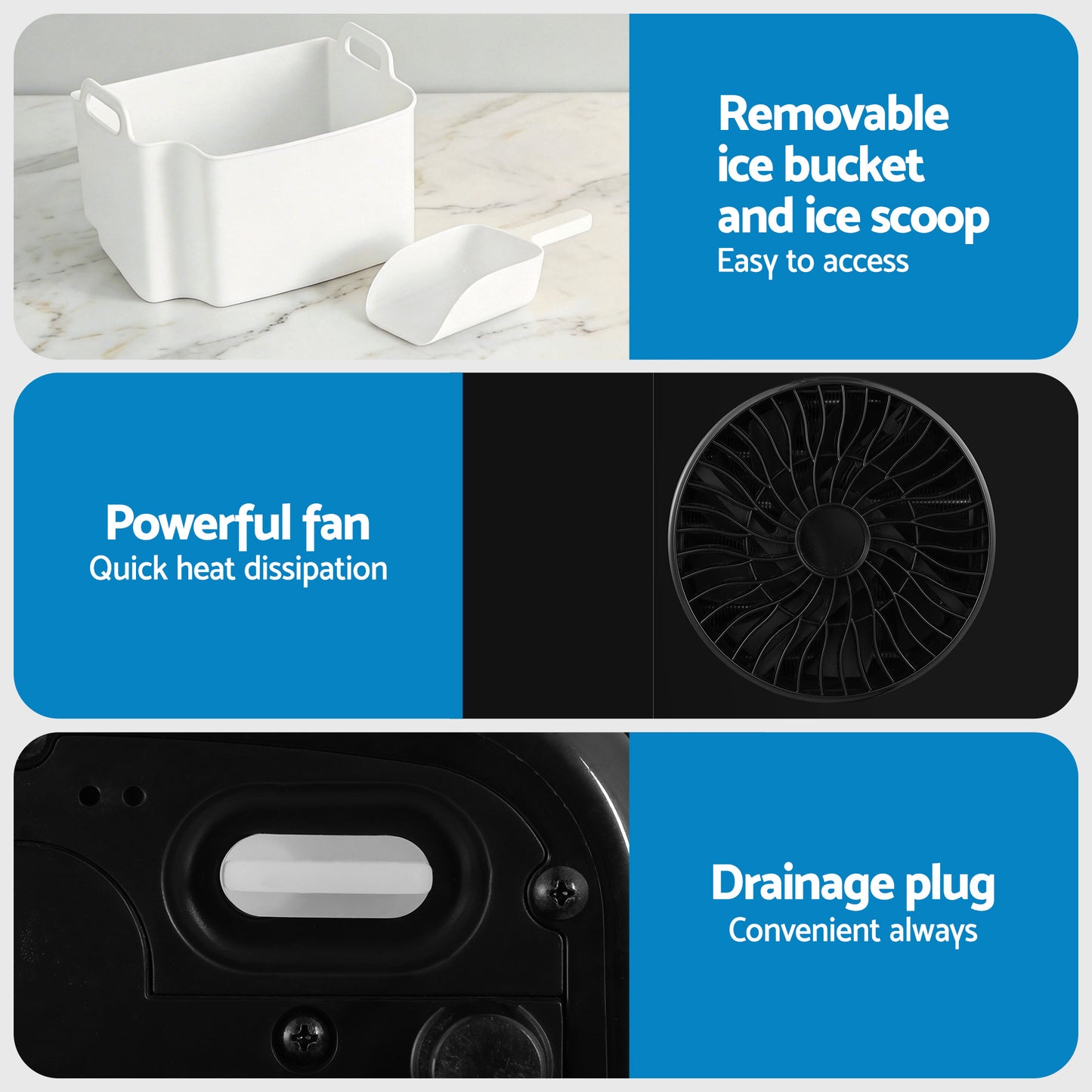 Ice maker machine with nugget cube bar countertop nuggetc