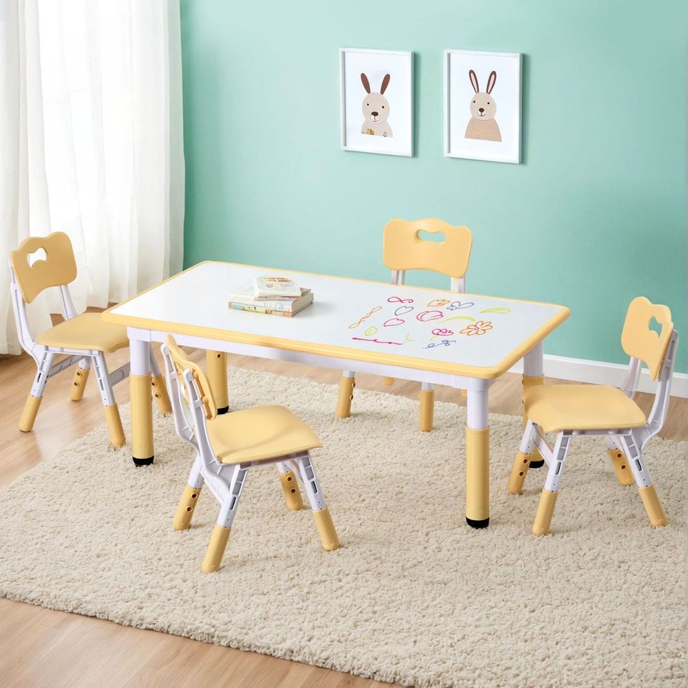 Chairs Set Graffiti Ktc Gra Nat 1 Table 4