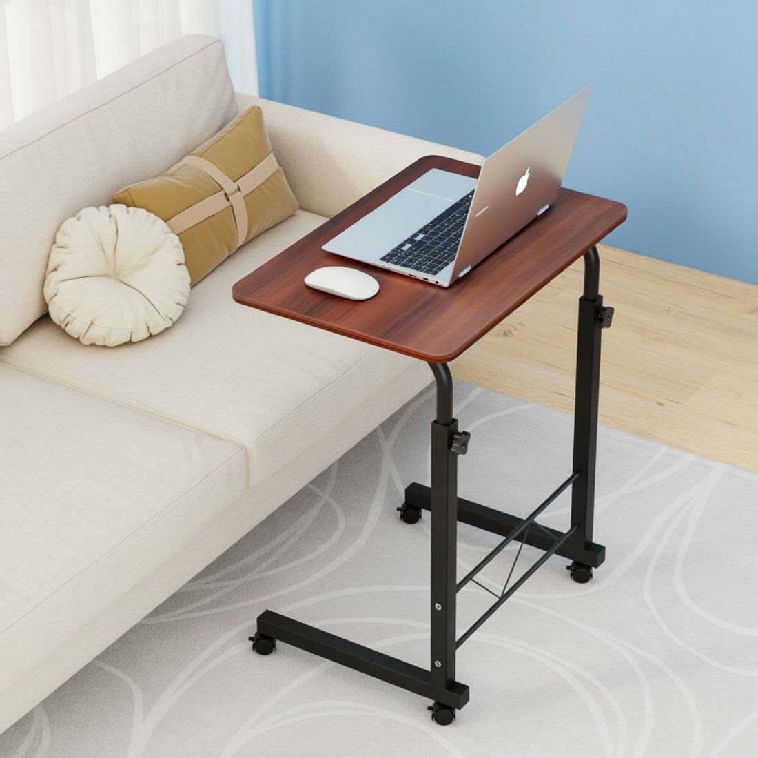 Laptop Table Desk Portable - Dark Wood