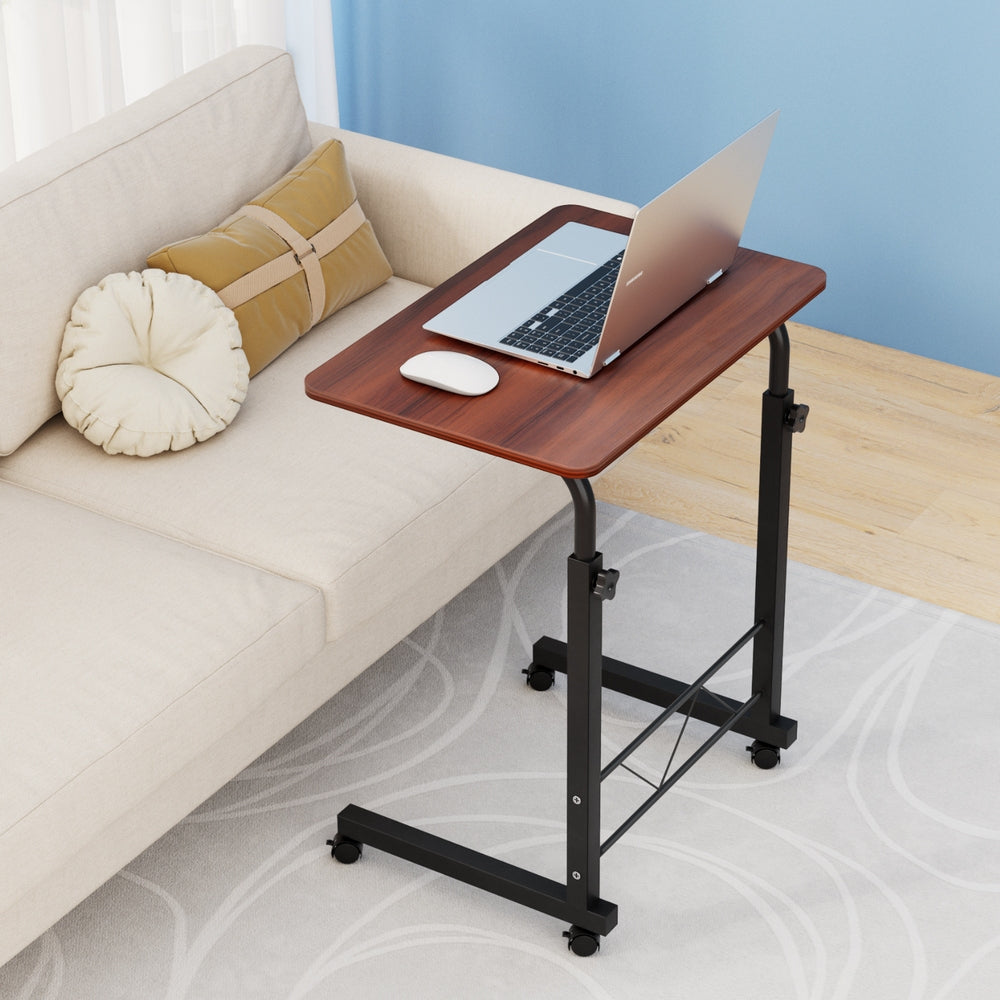 Wood desk with frame detail shown