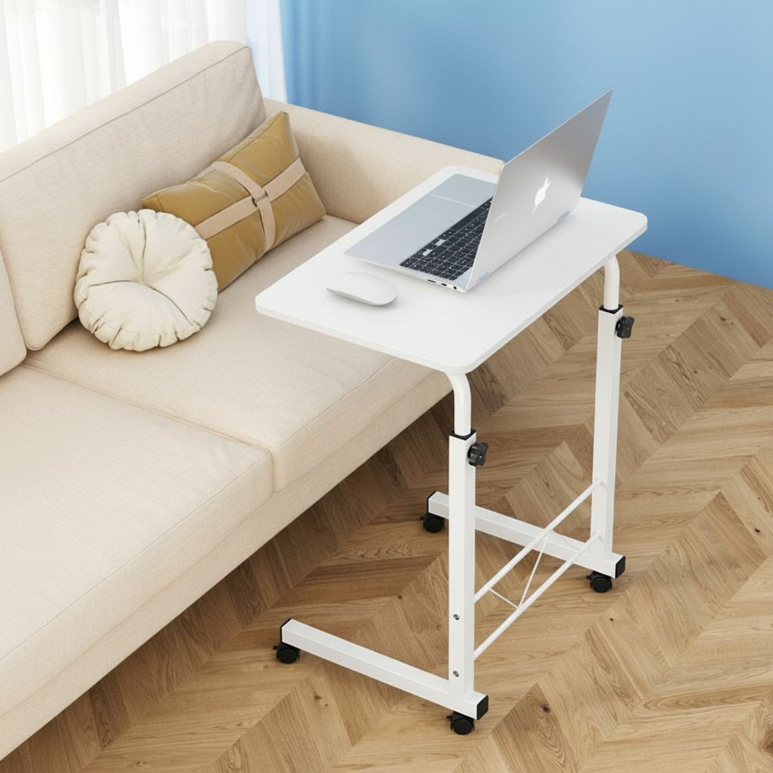 Laptop Table Desk Portable - White