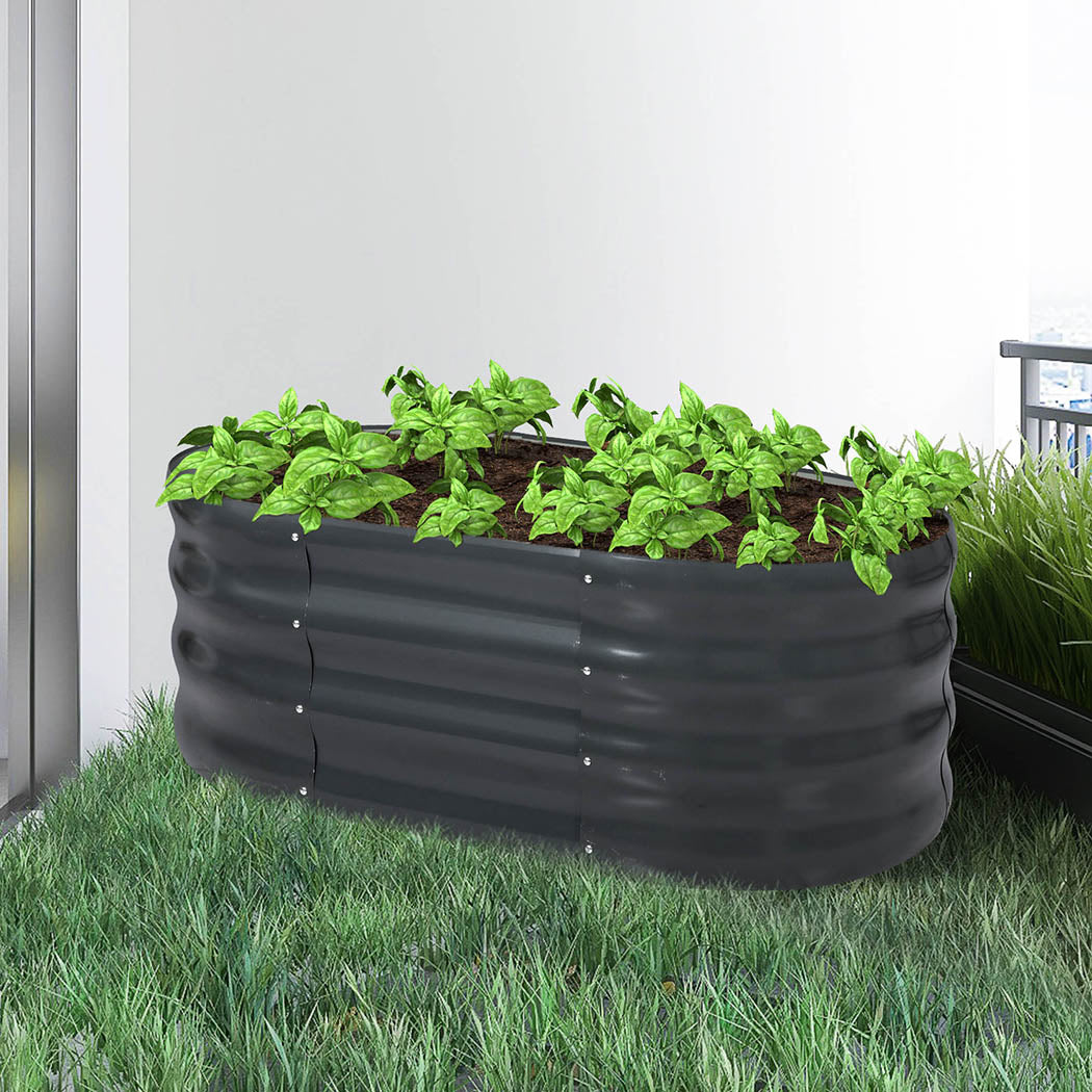 Lambu Garden Bed Planter Raised Coated 120x80x42cm