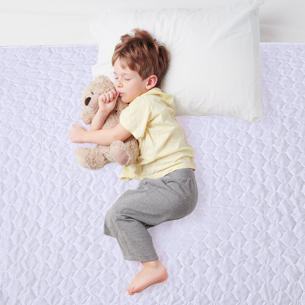 2x Bed Pad Waterproof Bed Protector King