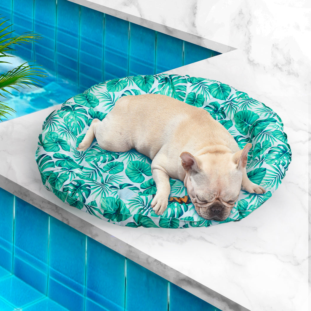 PaWz Pet Cool Gel Mat Cat Bed Dog Bolster L Large