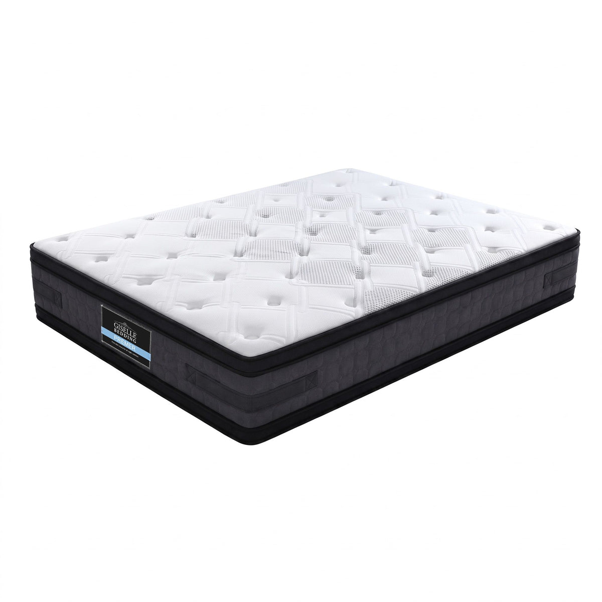 Euro Top Pocket Spring Medium Firm Foam Mattress 36CM Double 7-Zone