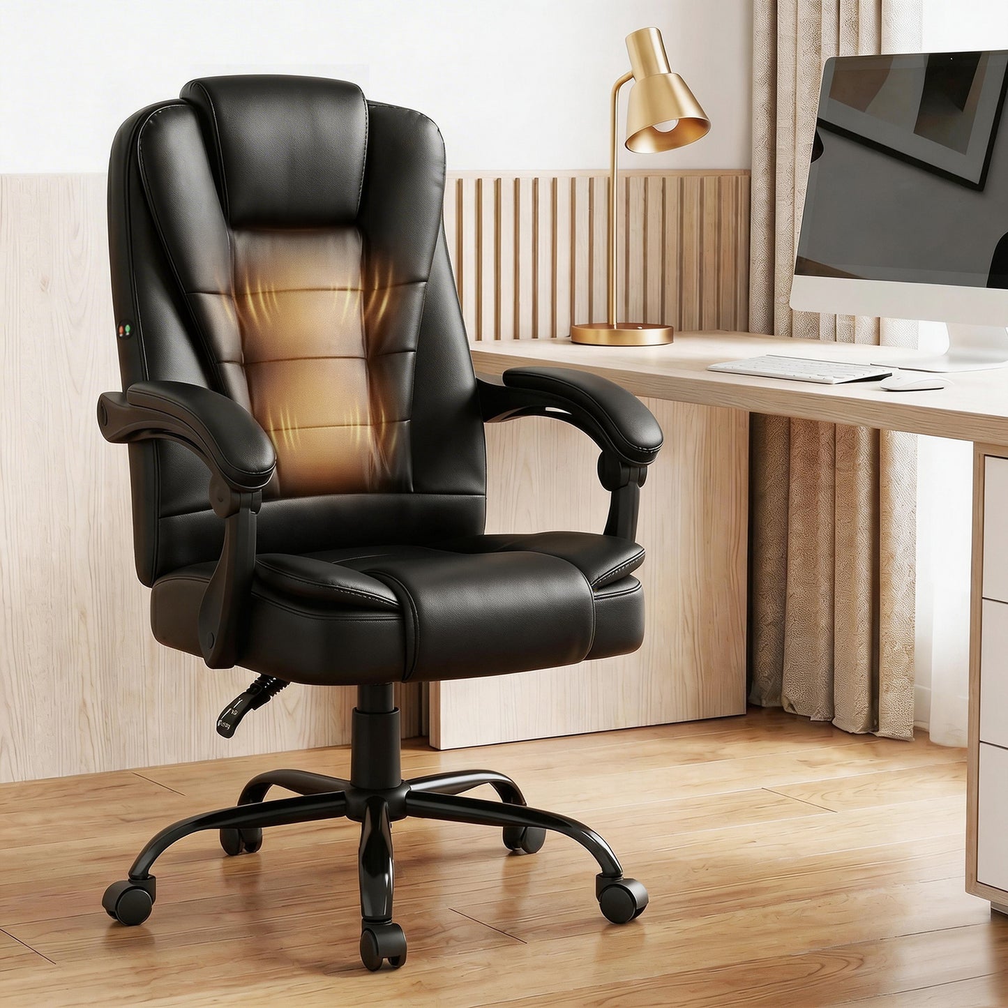 Office chair with PU recliner computer gaming