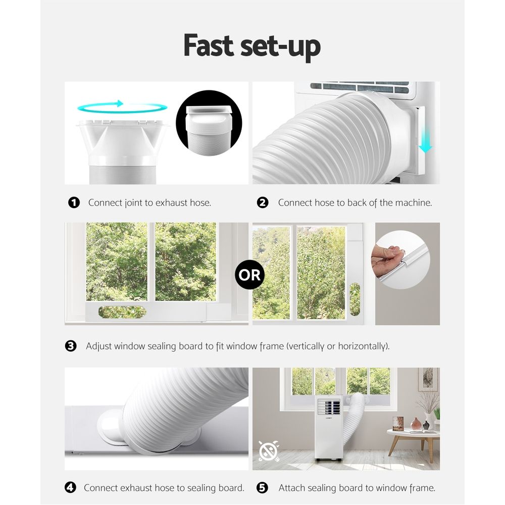 Portable Air Conditioner 7000BTU Cooling Mobile Fan Cooler and Dehumidifier