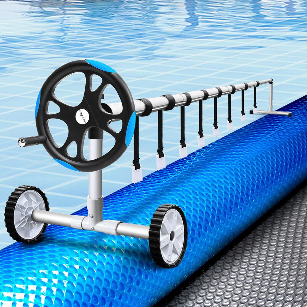 Pool Cover Roller 10.5x4.2M Solar Swimming Blanket Bubble Heater