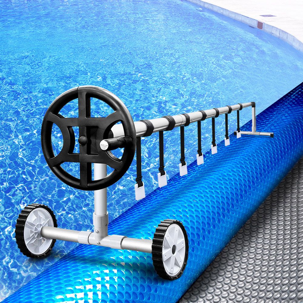 Solar Pool Cover Roller Blanket 500 Micron Swimming Bubble Heater