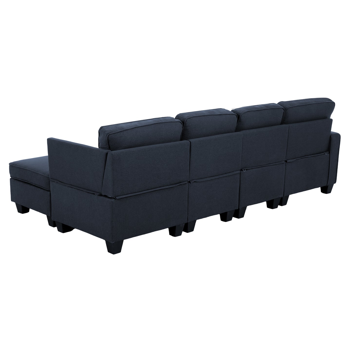 Sofa Lounge Set Seater Suite Couch Dark Grey Sbed Abcde