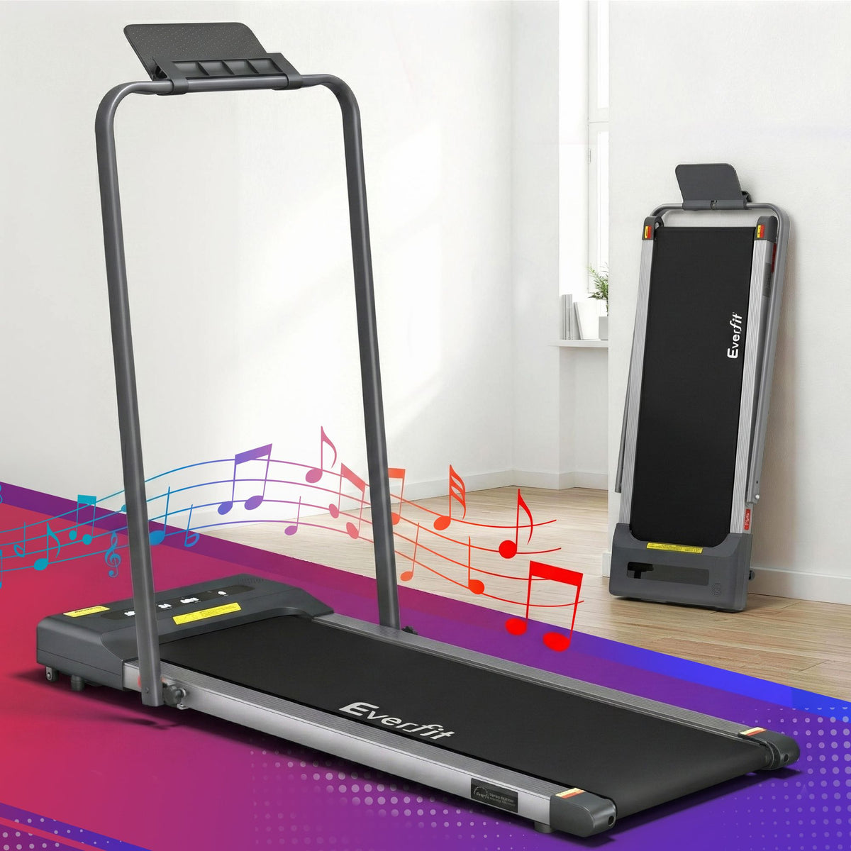 Treadmill Walking Pad Home Gym Office Fitness 380mm - Grey