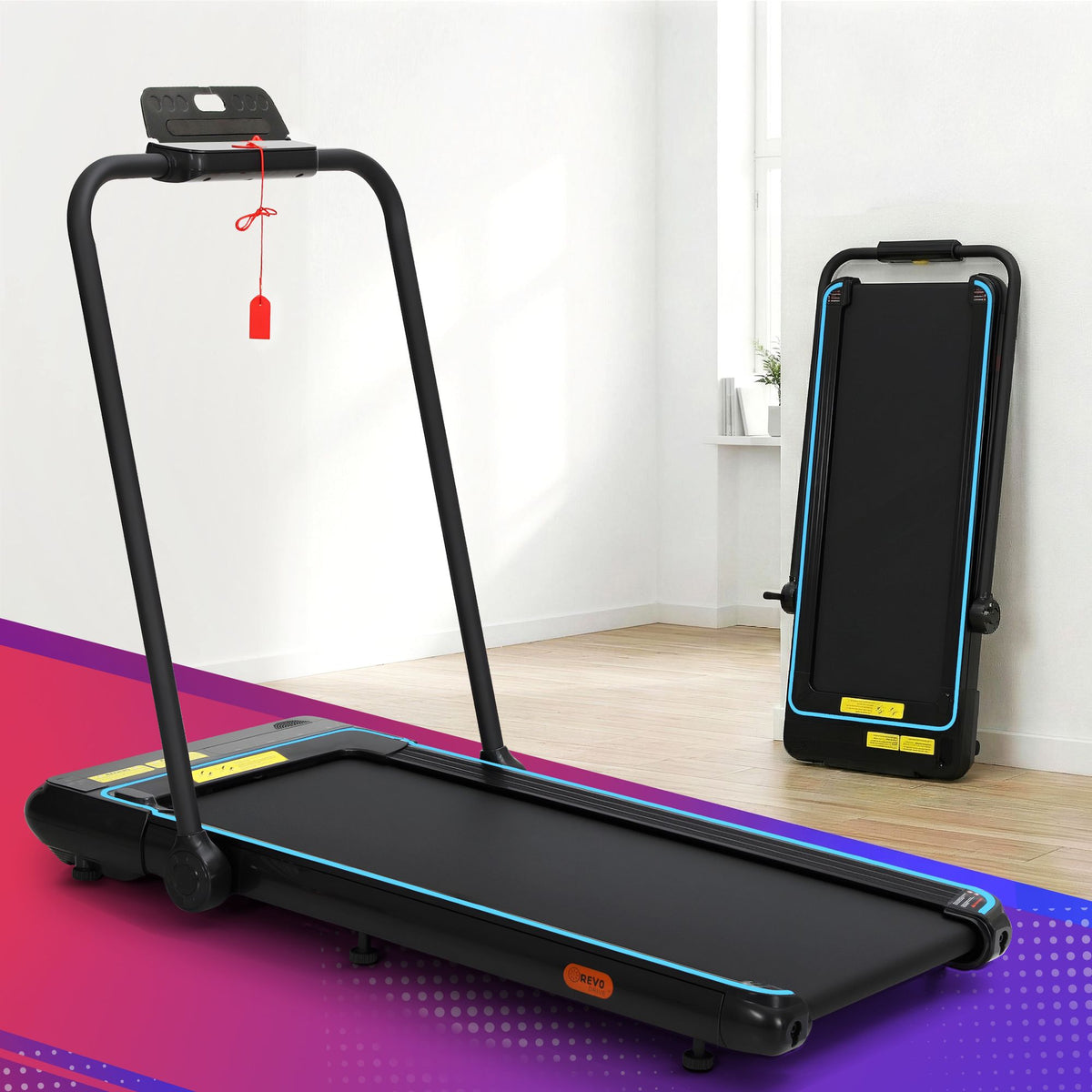Treadmill Walking Pad Home Gym Office Fitness with 420mm Remote