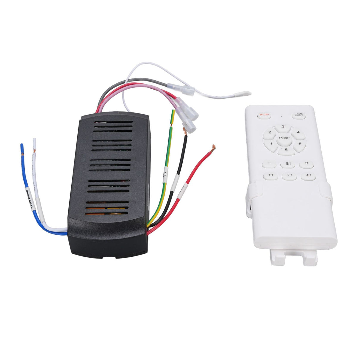 Universal Ceiling Fan Remote Control Kit Ceiling Fan Light Timing Speed Remote and Receiver for Ceiling Fan Lamp