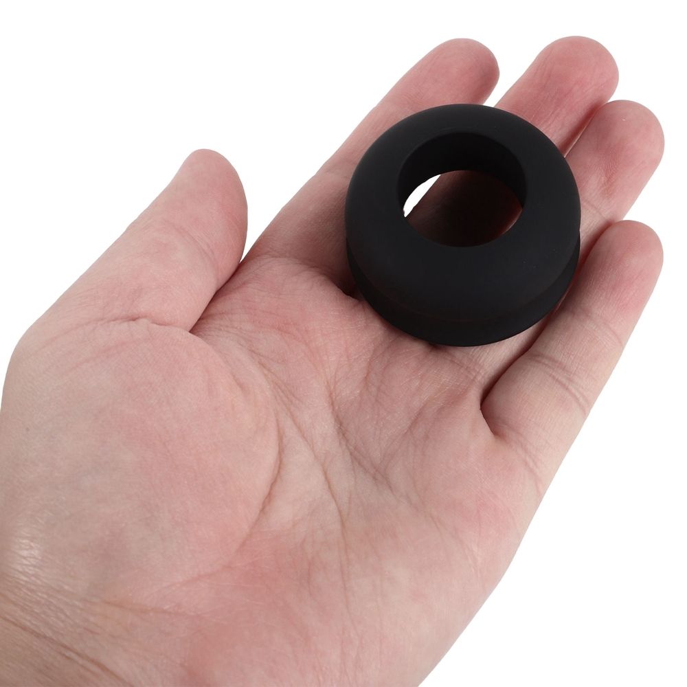2Pcs Black Baseball Bat Shock Absorbing Choke Up Rings for Balanced Swing and Quick Installation