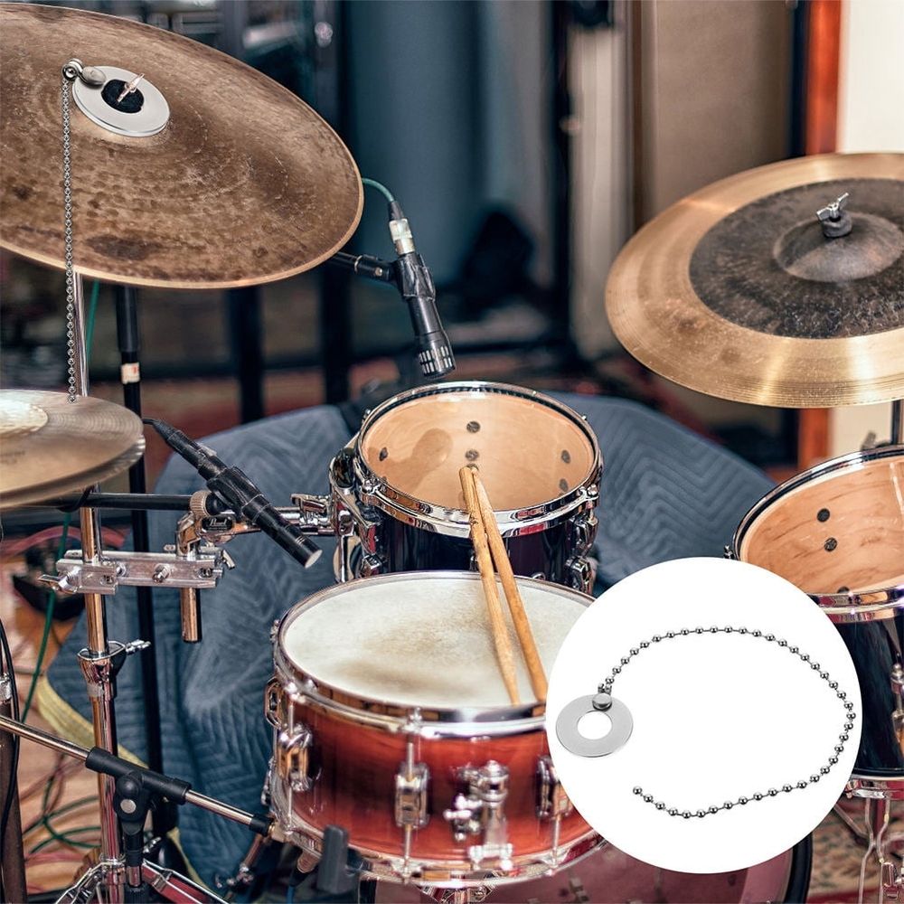 Accessories, Alloy Chain for Jazz Drums, Easy Install, 2Pcs