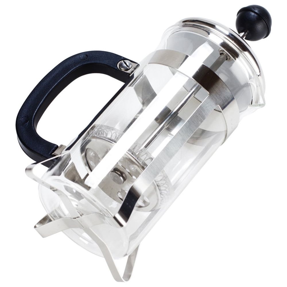 French Press Coffee Maker Stainless Steel French Press with Filter, Heat Resistant Durable, Easy to Clean, Borosilicate Glass Coffee Press, BPA Free Glass Teapot