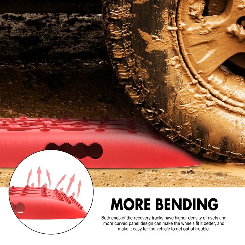 Red bull recovery tracks with sand trucks offroad mounting