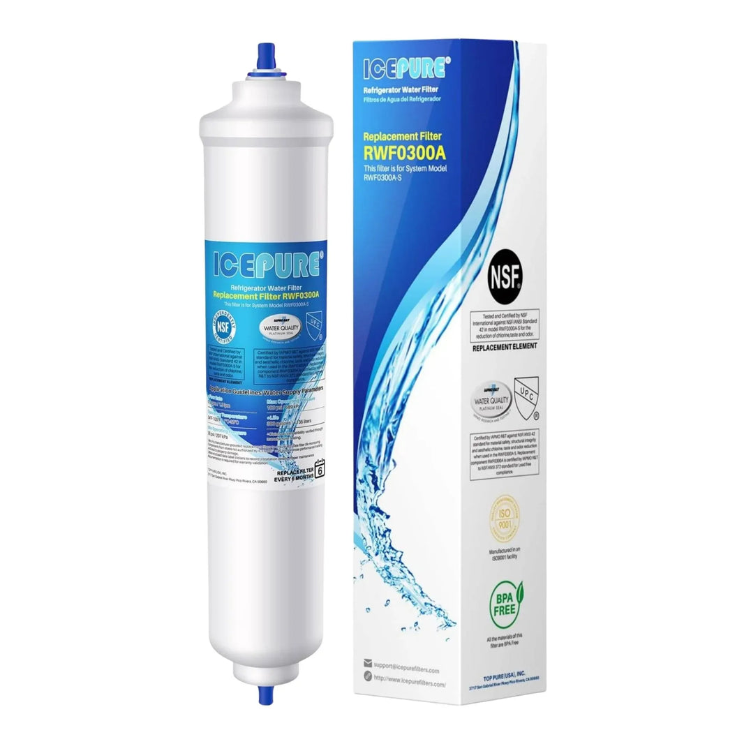 3 EXTERNAL FRIDGE WATER FILTER For MAYTAG AMANA MIELE BEKO FISHER PAYKEL LIEBHERR