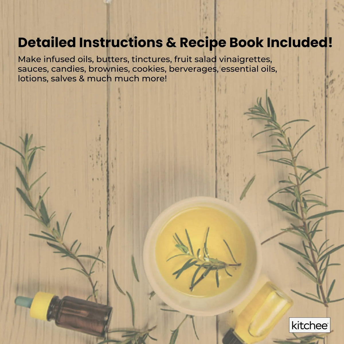 Kitchee Electric Butter Oil Herbal Infuser & Extractor + Decarboxylator Machine
