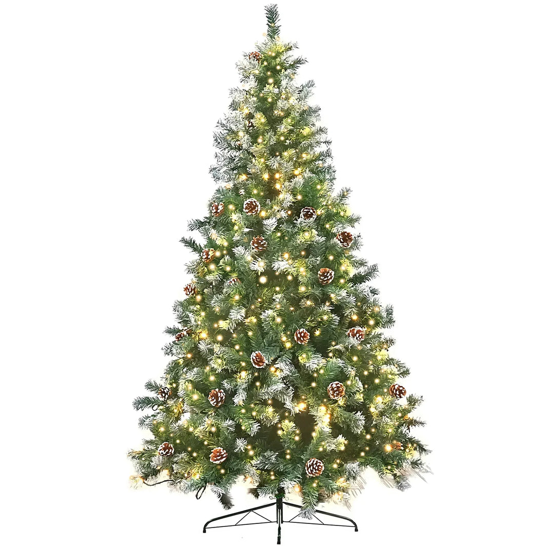 Christabelle 1.2m Pre Lit LED Christmas Tree Decor with Pine Cones Xmas Decorations