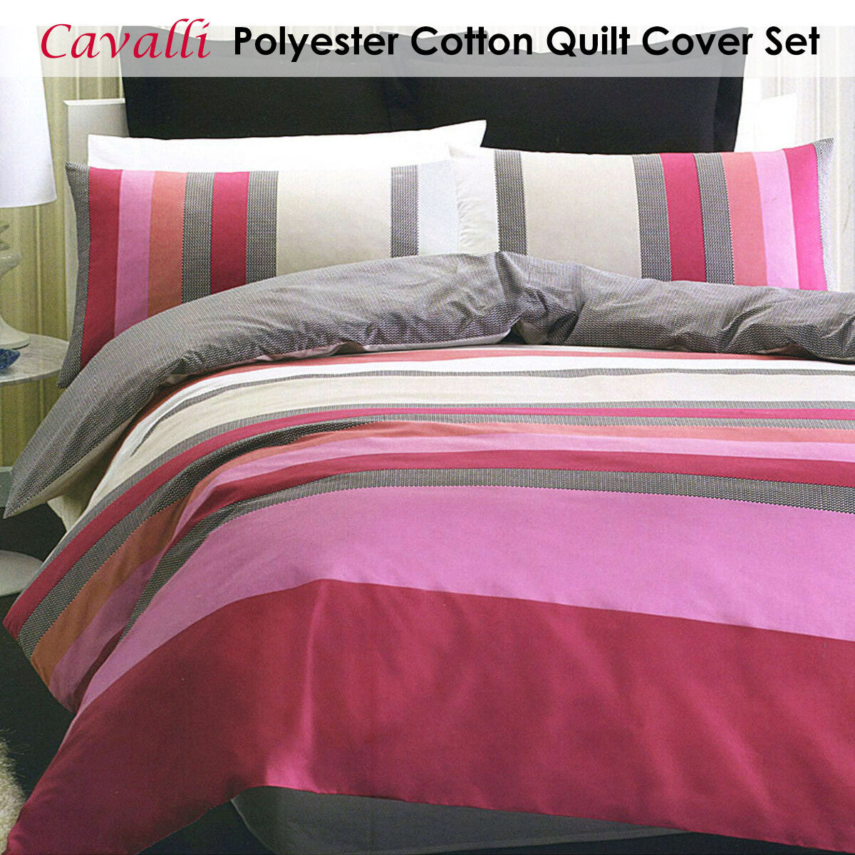 Quilt Cover Set Belmondo Cavalli Polyester Cotton King