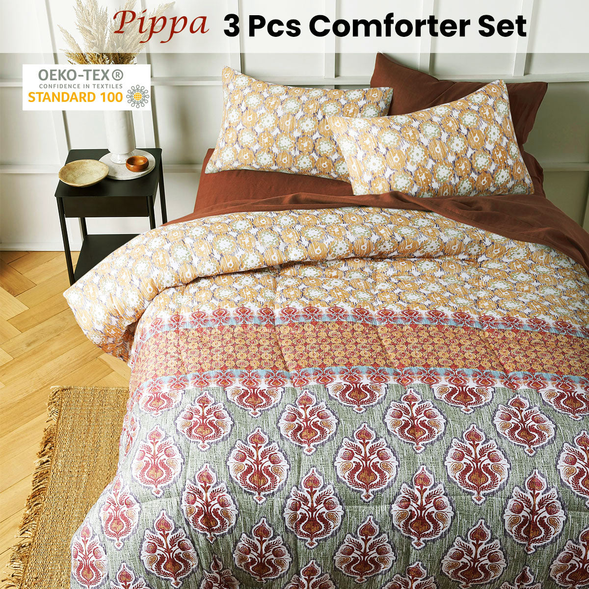 Comforter Set King Big Sleep 3 Piece Pippa