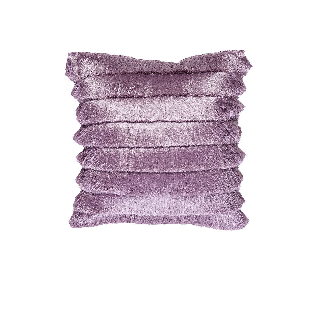 Cushion Bedding House Fringy Lilac Luxury Cotton Filled