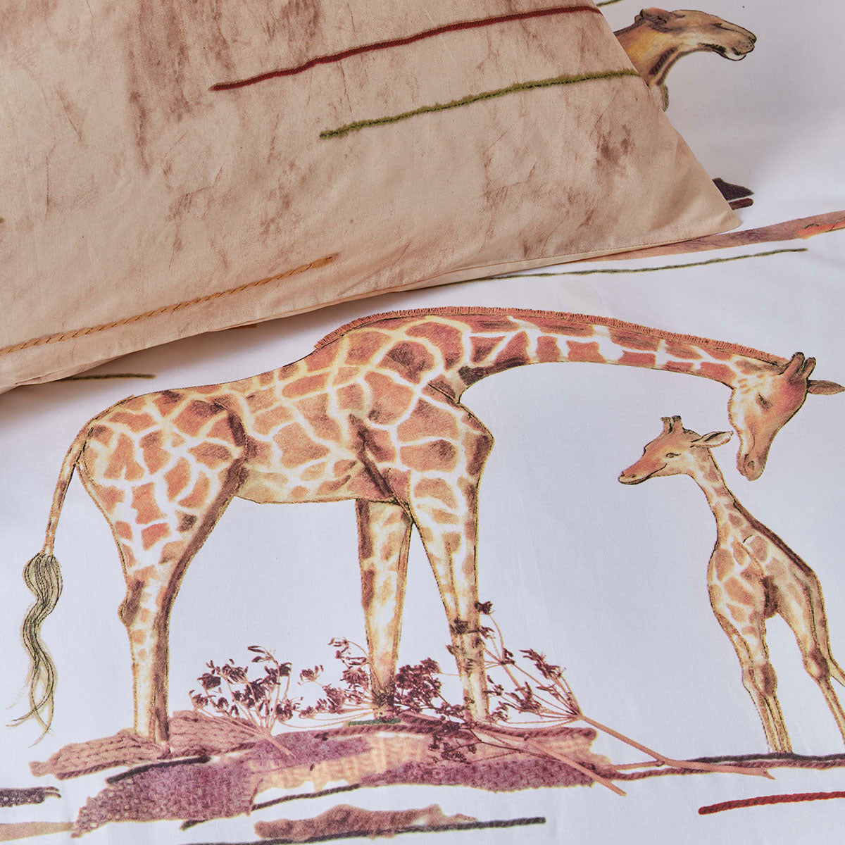 Quilt Cover Set Bedding House Big Five Natural Cotton - Single