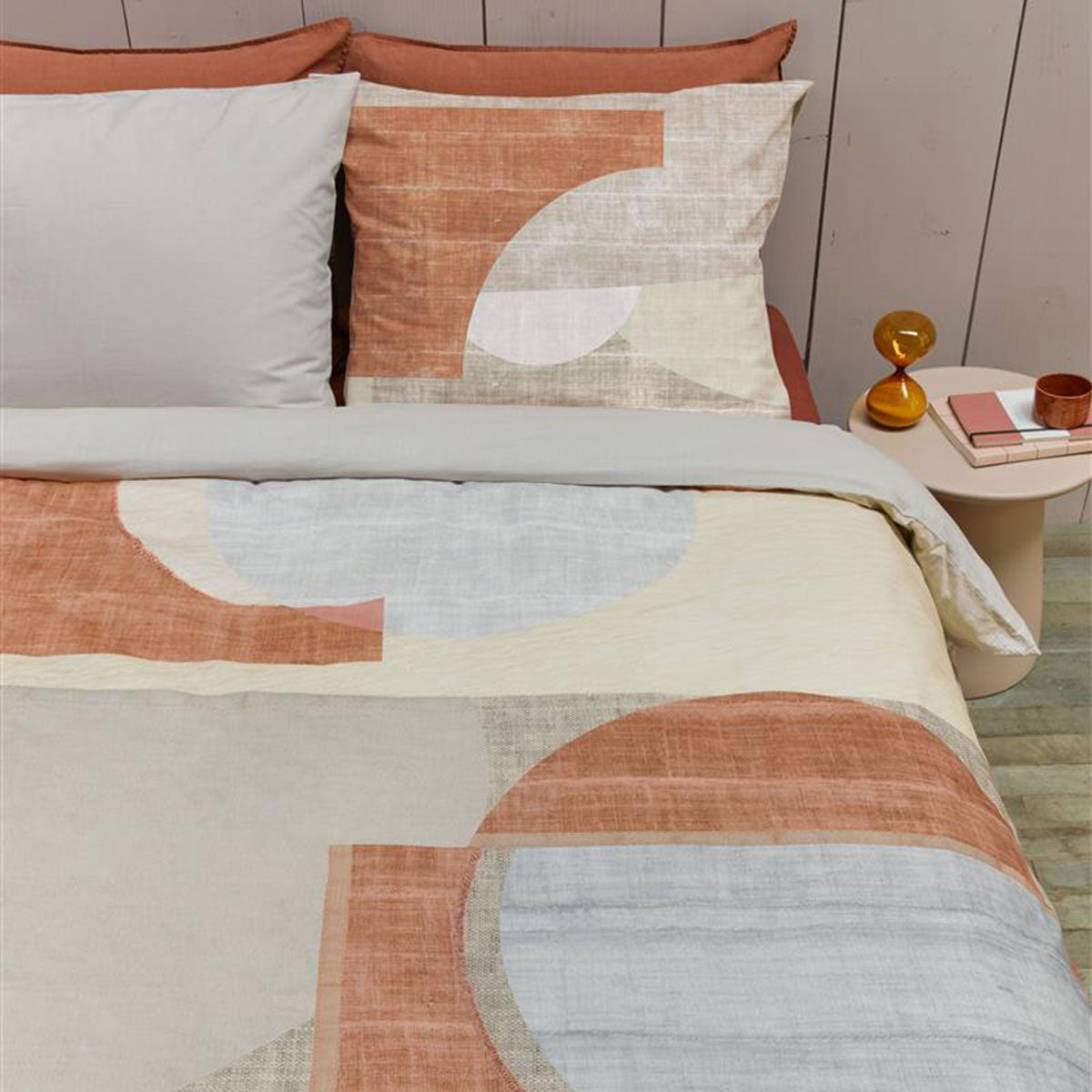 Quilt Cover Set King VTWonen Pale Colouring Natural Cotton
