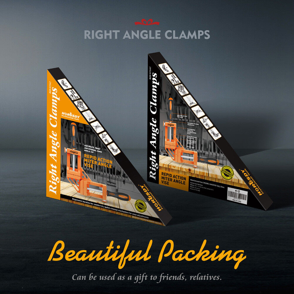 Corner Clamp 90° Degree Welding Vice Quick Release Woodworking Alloy Body