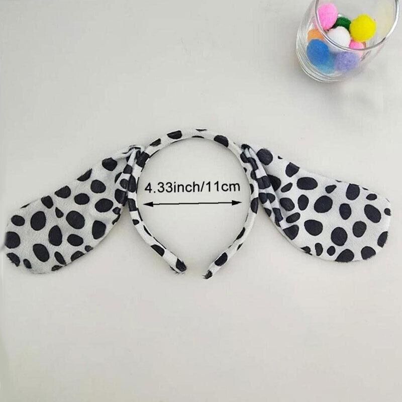 Animal Costume Dress Up Set 3 Piece Tail Bowtie Ears for Party Cosplay Outfit - Dog