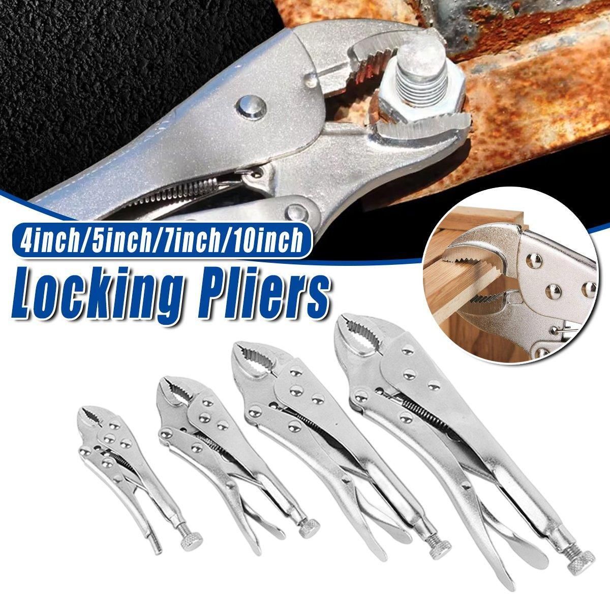 Multi-functional C-type Pliers Strong Manual Grip Round Mouth Clamping Tool - 4inch