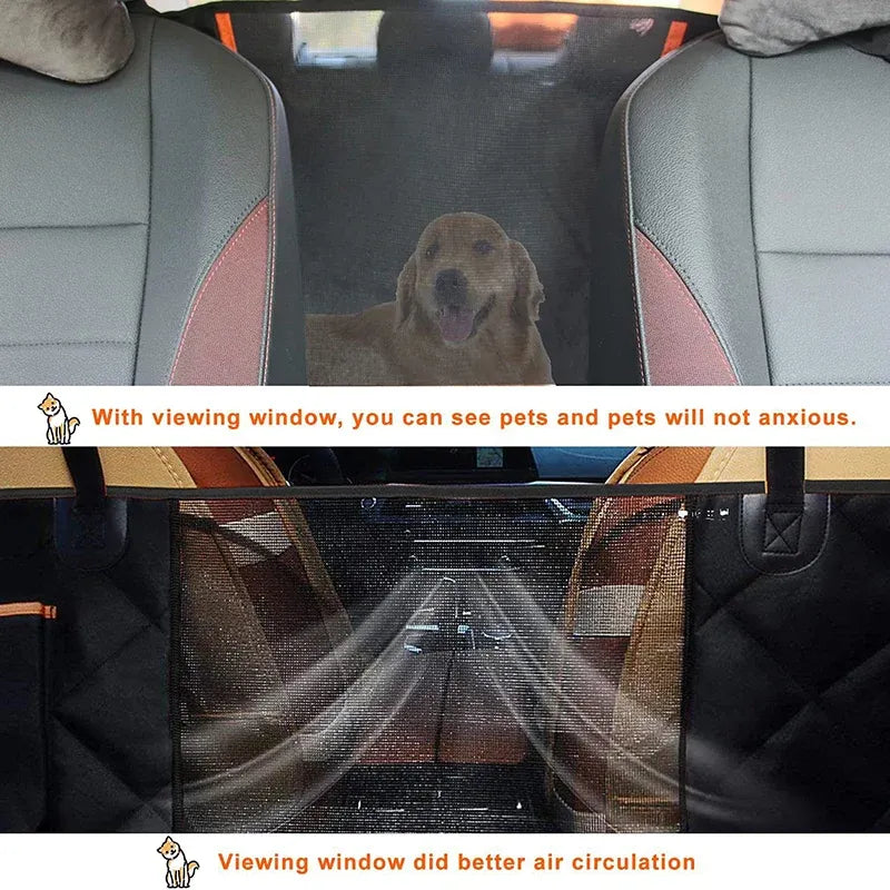 Waterproof Pet Car Mat Hammock Nonslip Back Protector for Dogs and Cats