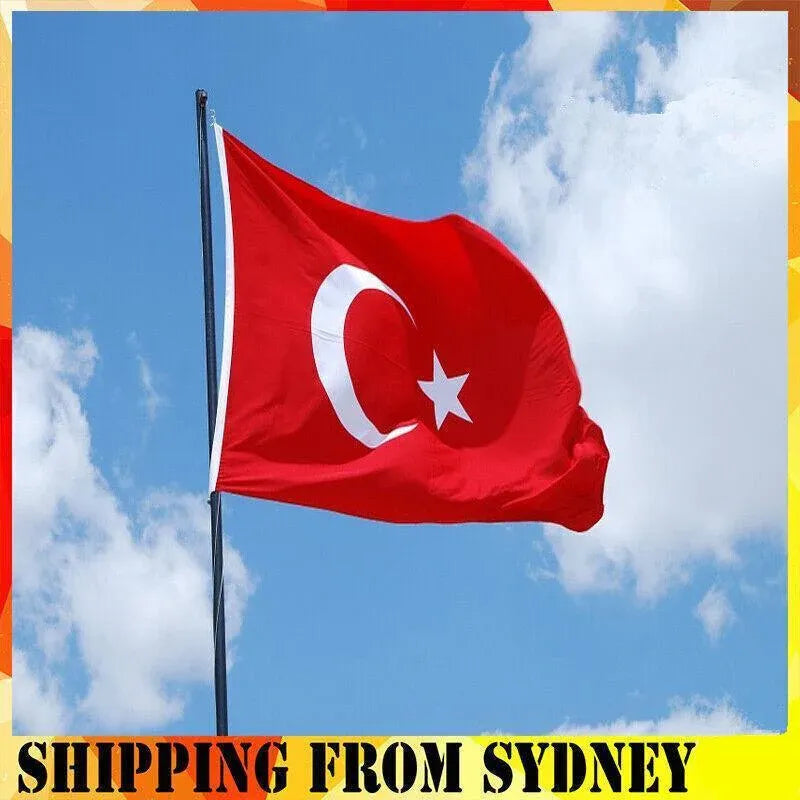 Large Turkey Turkish Flag Heavy Duty Outdoor 90 X 150 CM - 3ft x 5ft