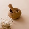 Wooden Pestle and Mortar