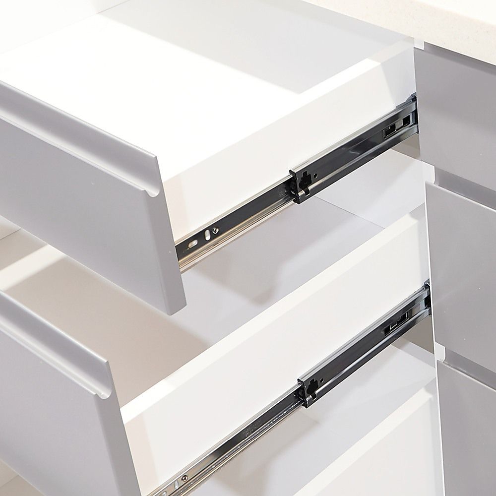 Ball Bearing Drawer Runner Soft Close Full Extension 10 Pairs - 500mm