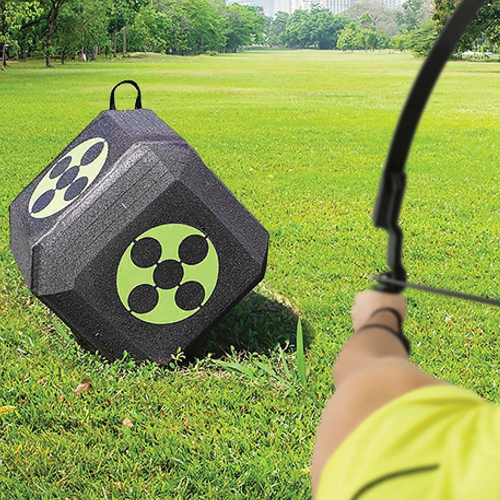 Archery 3D Dice Target Cube Reusable 18 Sides 23CM Self Healing XPE Foam