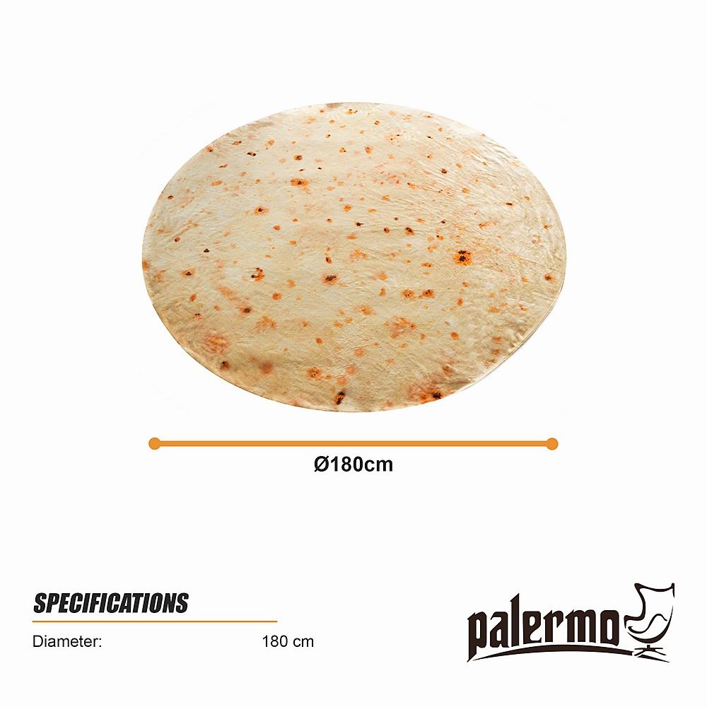 Tortilla Blanket Burrito 180cm Throw Blanket Rug