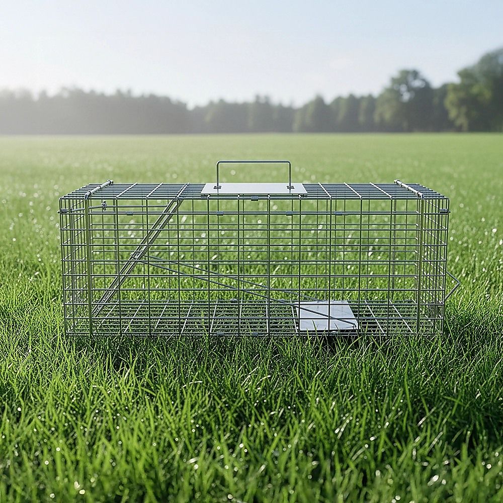 Trap Humane Possum Cage Live Animal Safe Catch Rabbit Cat Hare Fox Bird