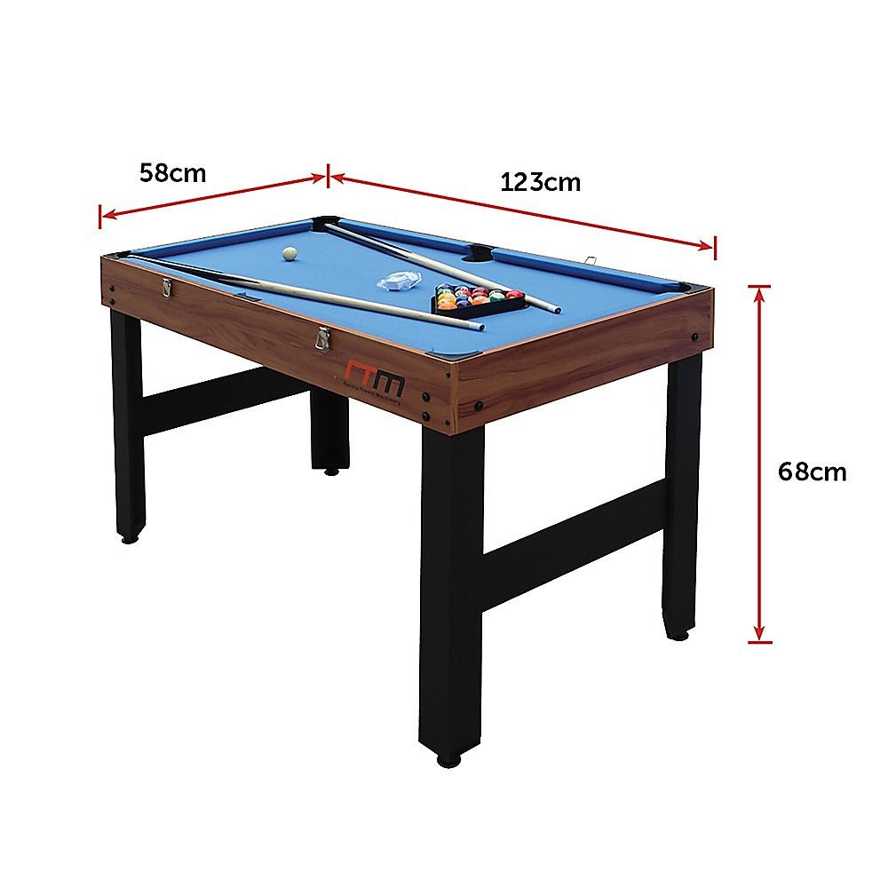 Games Table 4FT 3-in-1 Foosball Soccer Hockey Pool Table