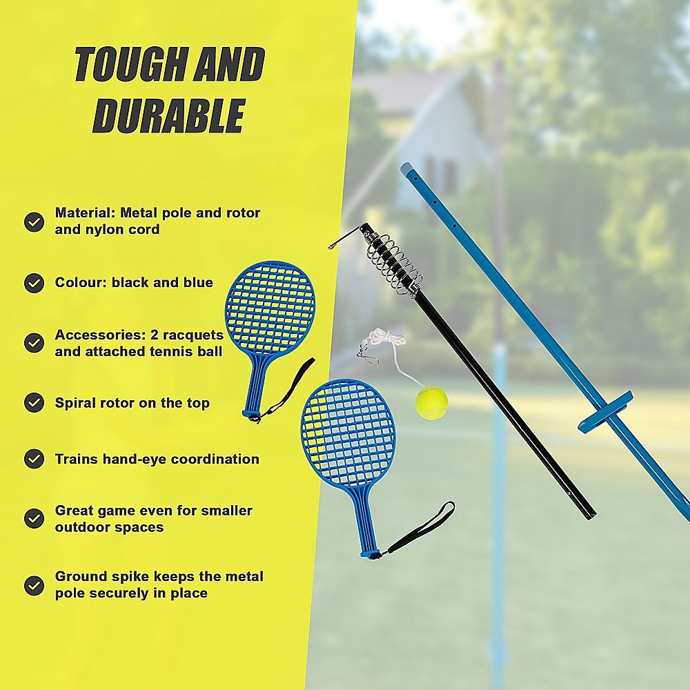 Swing Ball Tennis Tether Game for Outdoor Garden Summer Fun