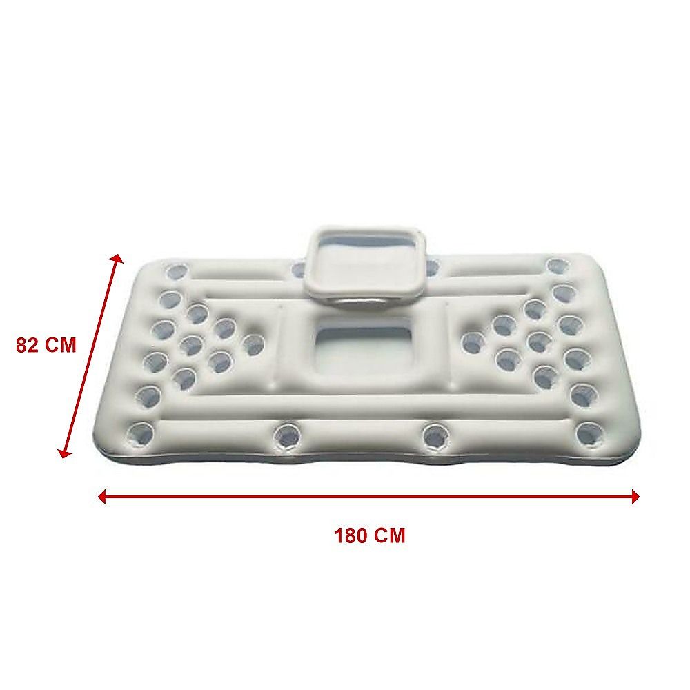Big PVC Inflatable Beer Pong Raft Floating Pool Party Game Table Lounge Toy