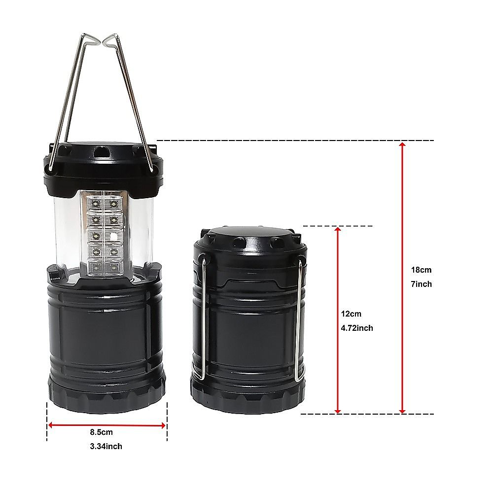 LED Camping Lantern Super Bright Portable - 2 Pack