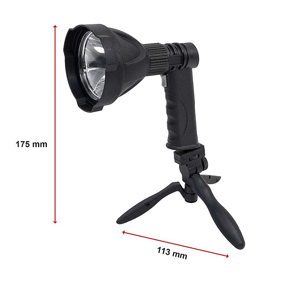 Handheld Spot Light 10W Rechargeable LED Hunting Shooting 12V