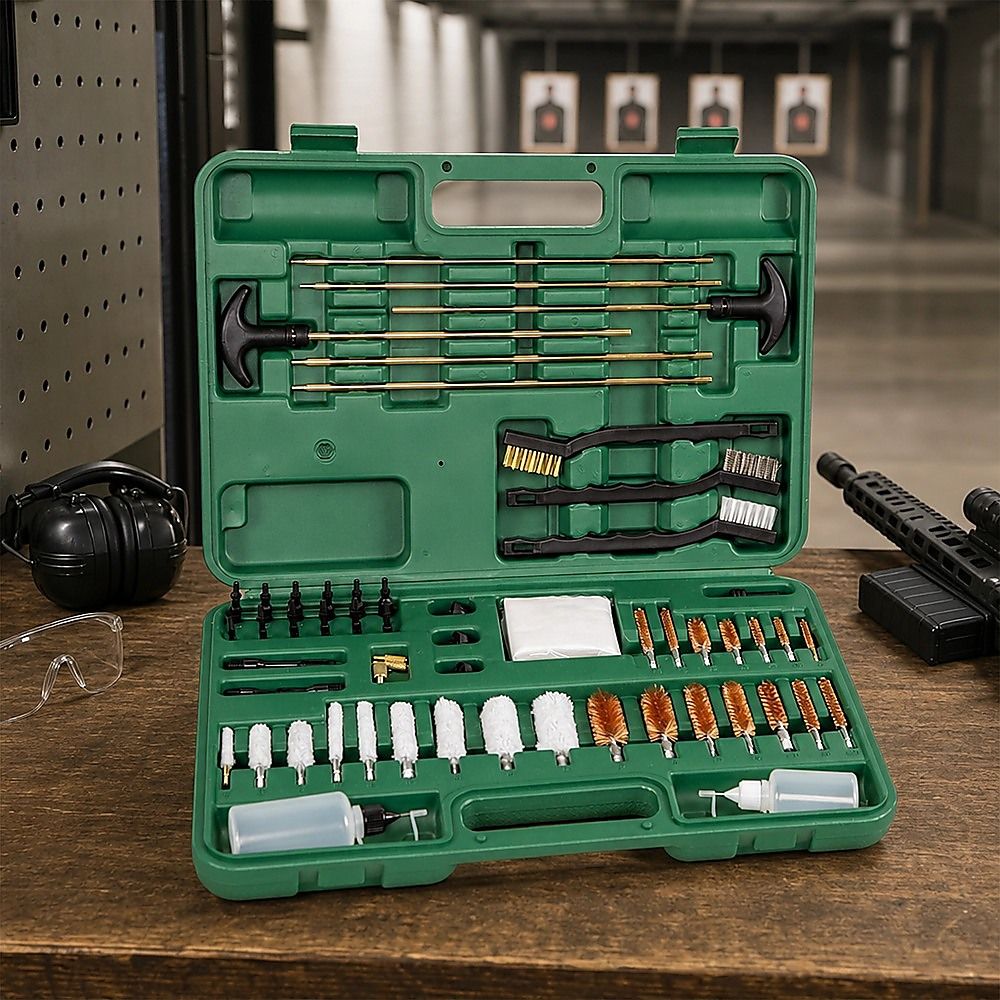 Universal Gun Cleaning Kit - Barrel Cleaner for Rifle, Pistol, Shotgun, Muzzleloader