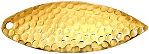 Artizan Hammered 57mm Willow Blade Brass, 5 Pack