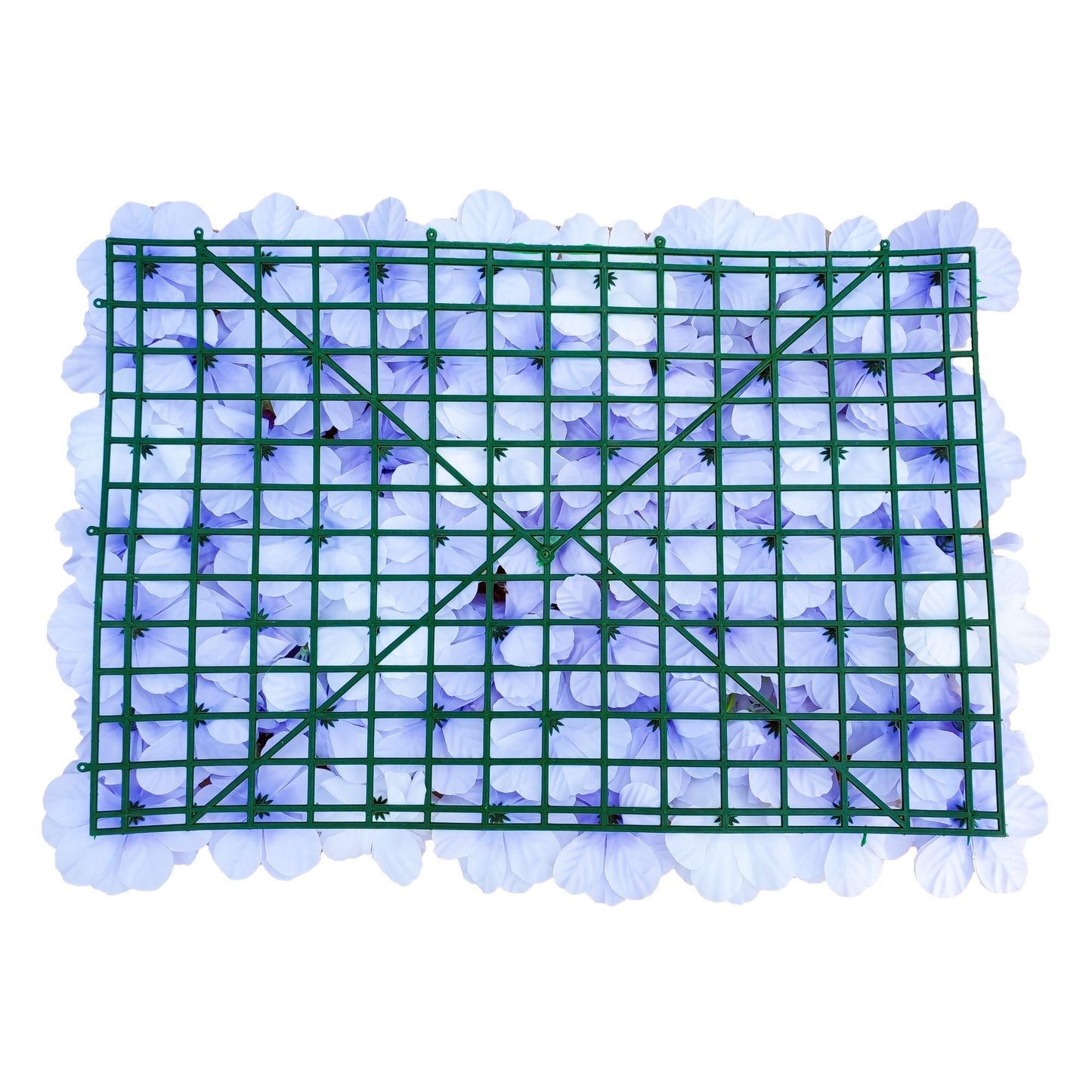 Artificial Flower Wall Backdrop Panel 40x60CM - Mixed Lilac Flowers