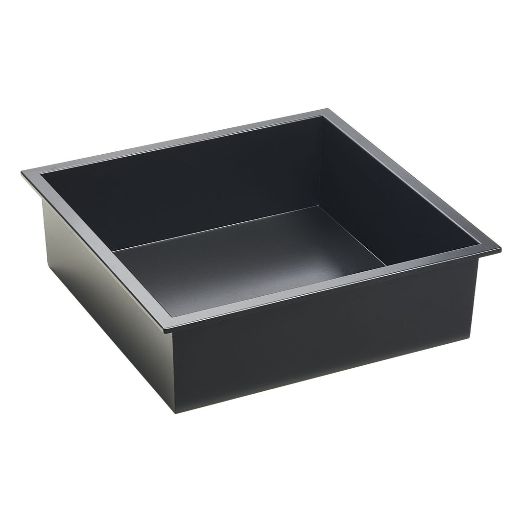 VEVOR Shower Niche, 33.0 x 33.0 x 10.2 cm Recessed Wall Niche, Heavy-duty Stainless Steel Modern Soap & Shampoo Storage Organizer, Sealed Waterproof, Durable & Easy to Install, Black for Bathroom