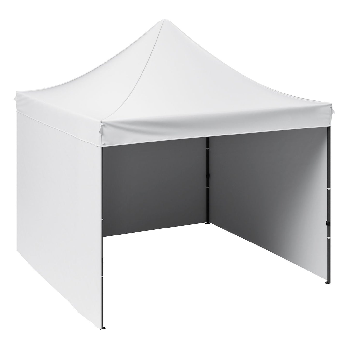 VEVOR Pop Up Canopy Tent Outdoor Gazebo Tent 10x10FT with Sidewalls & Bag White