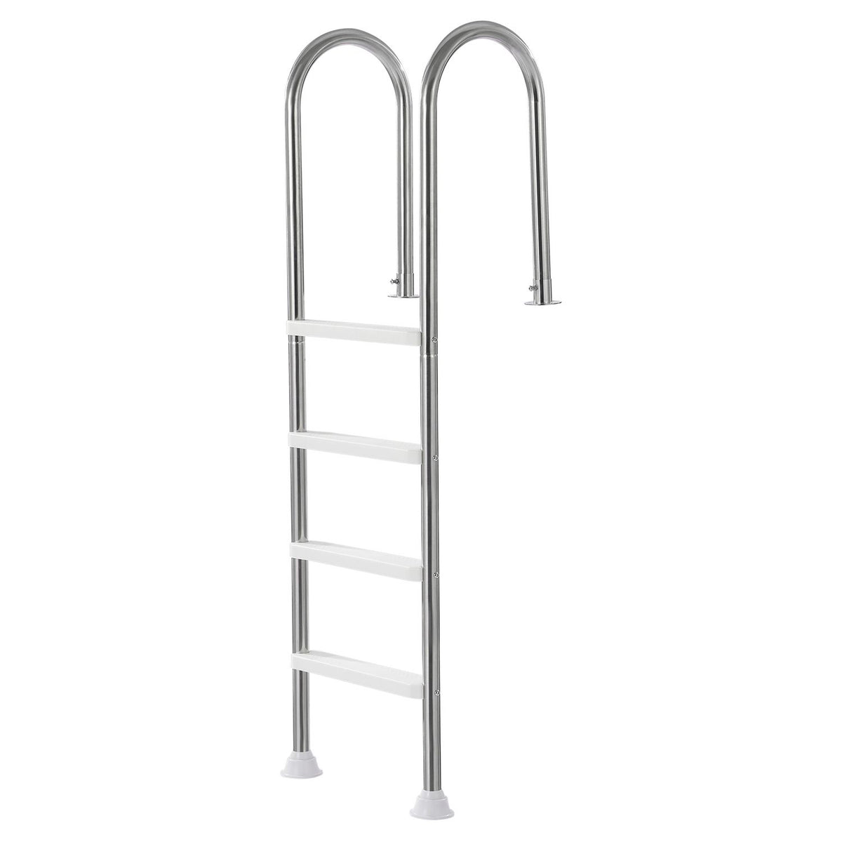 VEVOR 4-Step Stainless Steel Pool Ladder of 2 Handrail for 1371.6 mm Decked Pool